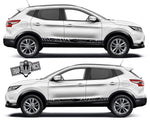 Decal Sticker Side Stripe For Nissan Qashqai - Brothers-Graphics