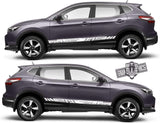 Decal Sticker Side Stripe For Nissan Qashqai - Brothers-Graphics