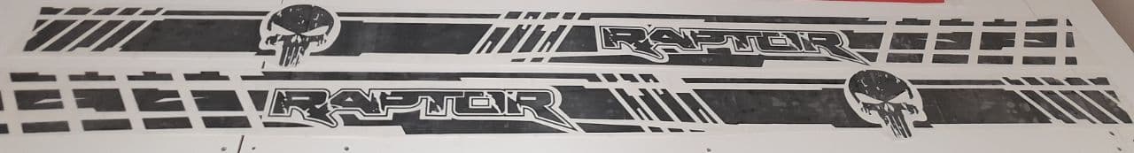 Vinyl Graphics Decal Sticker Vinyl Side Racing Stripes fit Ford F-150 Raptor SVT Stickers