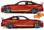 Decal Sticker Vinyl Side Racing Stripes for BMW M4 - Brothers-Graphics