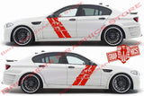 Decal Sticker Vinyl Side Racing Stripes for BMW M5 - Brothers-Graphics