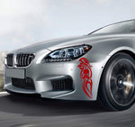 Decal Sticker Vinyl Side Racing Stripes for BMW M6 - Brothers-Graphics