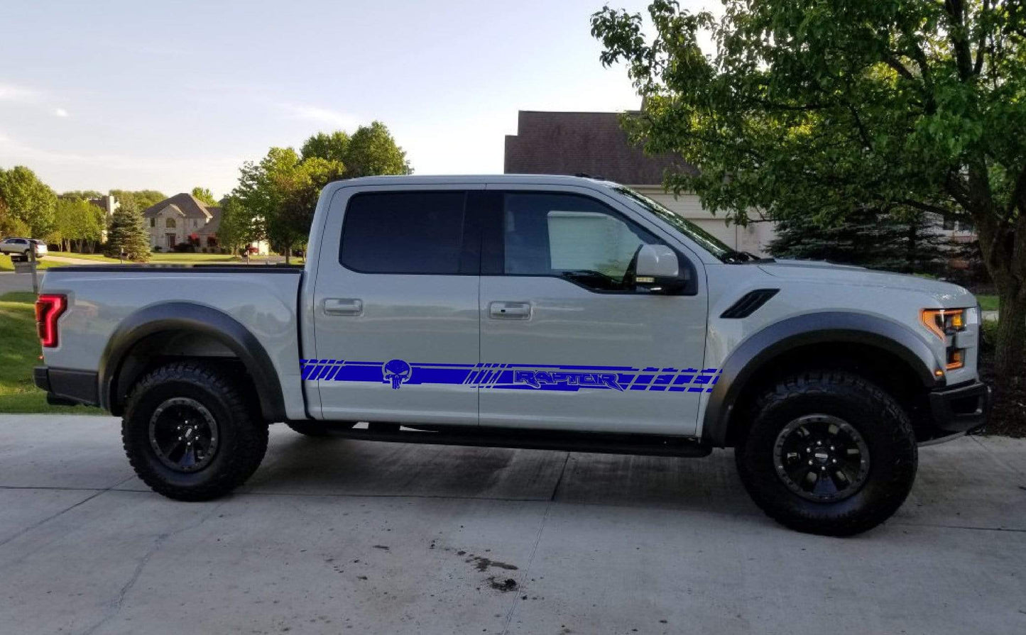 Autocollant en vinyle pour bandes latérales de course pour Ford F-150 Raptor SVT