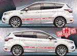 Decal Sticker Vinyl Side Racing Stripes for Ford Kuga - Brothers-Graphics