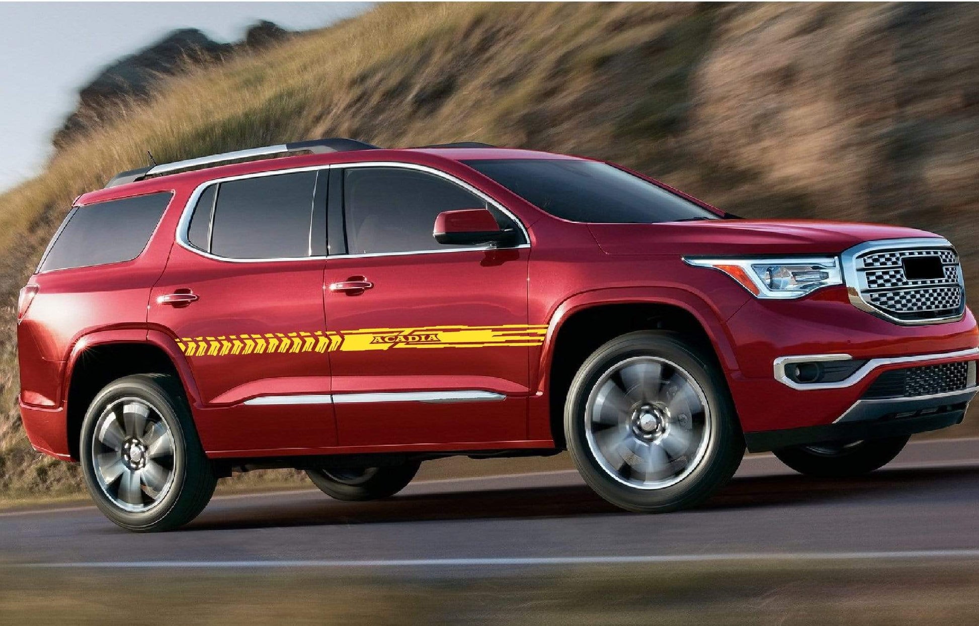 Decal Sticker Vinyl Side Racing Stripes for GMC Acadia - Brothers-Graphics