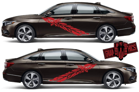 Decal Sticker Vinyl Side Racing Stripes for Honda Accord - Brothers-Graphics