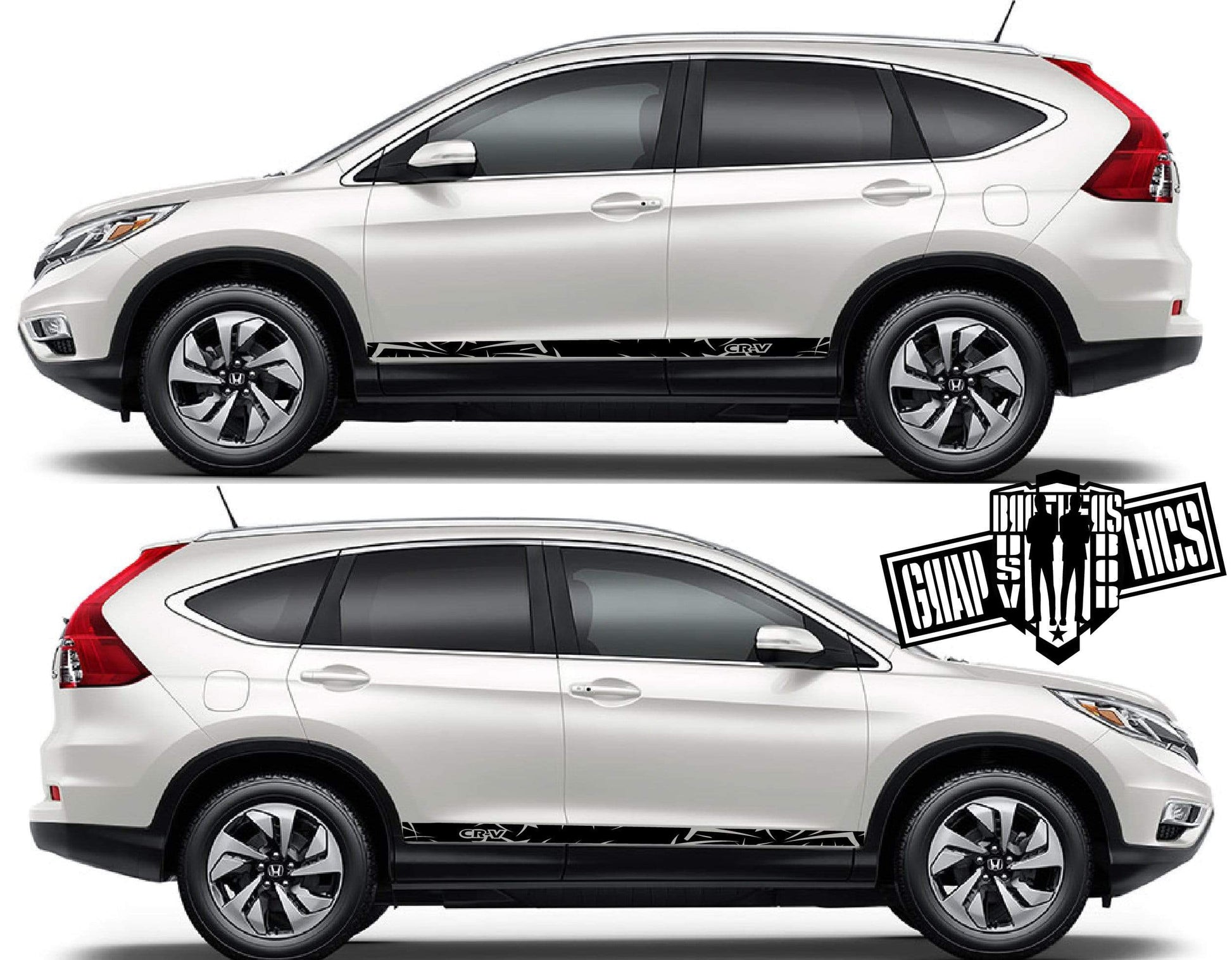 Decal Sticker Vinyl Side Racing Stripes for HONDA CR-V - Brothers-Graphics