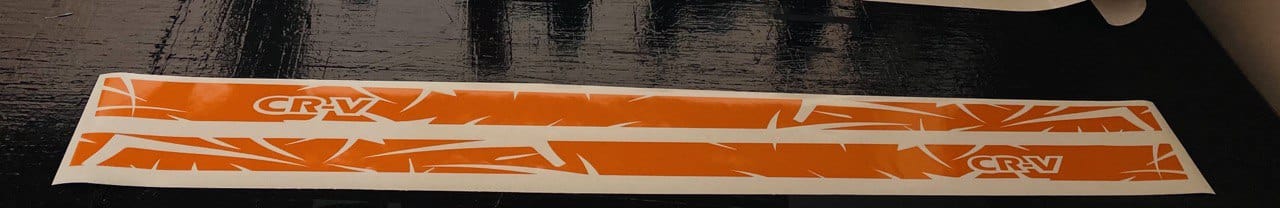 Vinyl Graphics Decal Sticker Vinyl Side Racing Stripes for HONDA CR-V