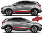 Decal Sticker Vinyl Side Racing Stripes for Honda HR-V. - Brothers-Graphics