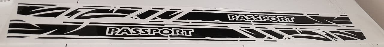 Vinyl Graphics Decal Sticker Vinyl Side Racing Stripes for Honda Passport