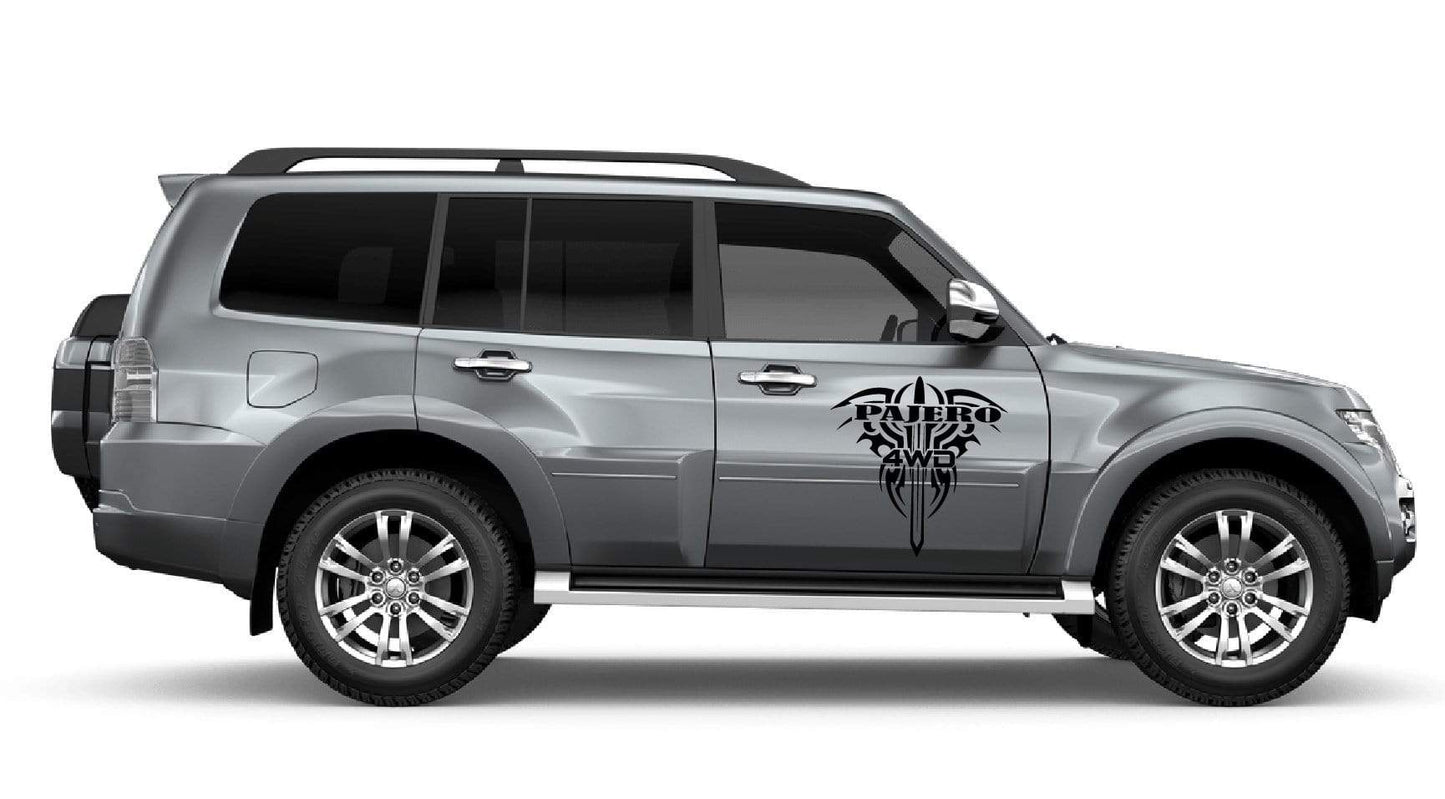 Premium Quality Stickers Compatible with Mitsubishi Pajero Vinyl car stickers Automotive decals