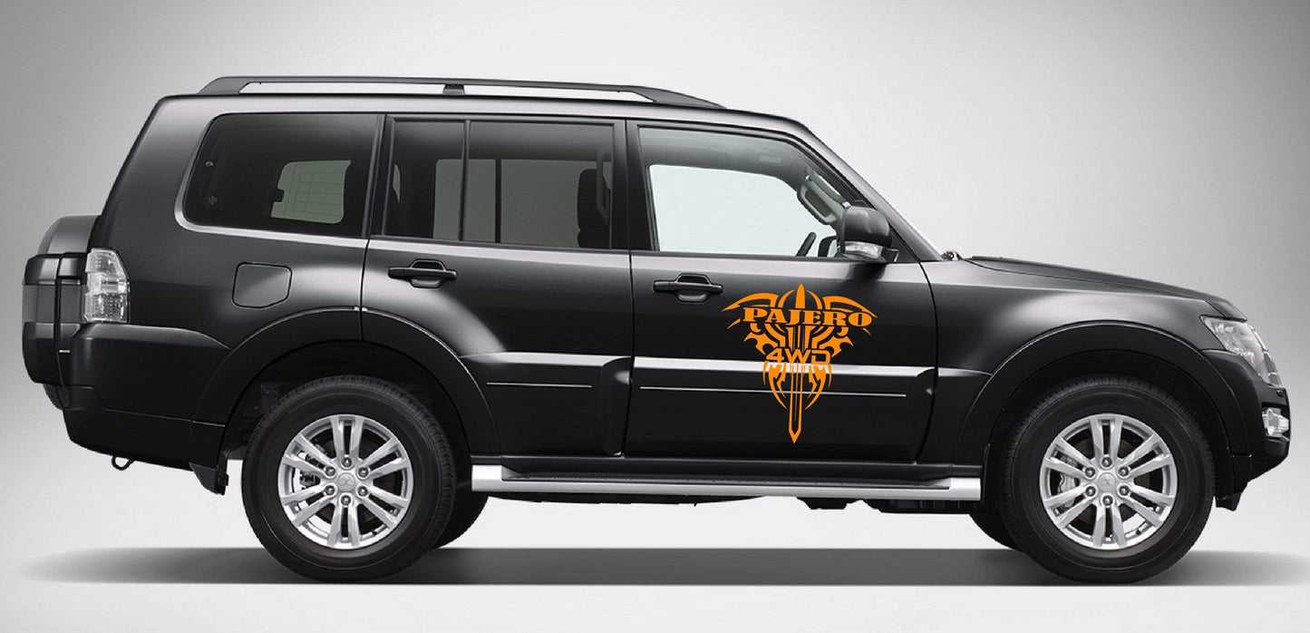 Premium Quality Stickers Compatible with Mitsubishi Pajero Vinyl car stickers Automotive decals