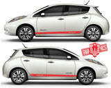 Decal Sticker Vinyl Side Racing Stripes for Nissan Leaf - Brothers-Graphics