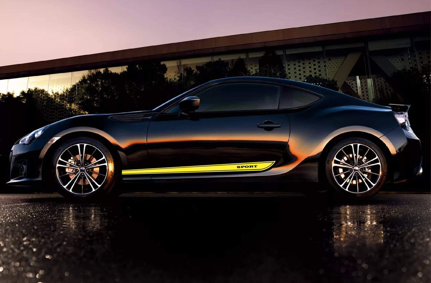 Premium Vinyl Stickers Compatible with Subaru BRZ Classic Line Design BFF