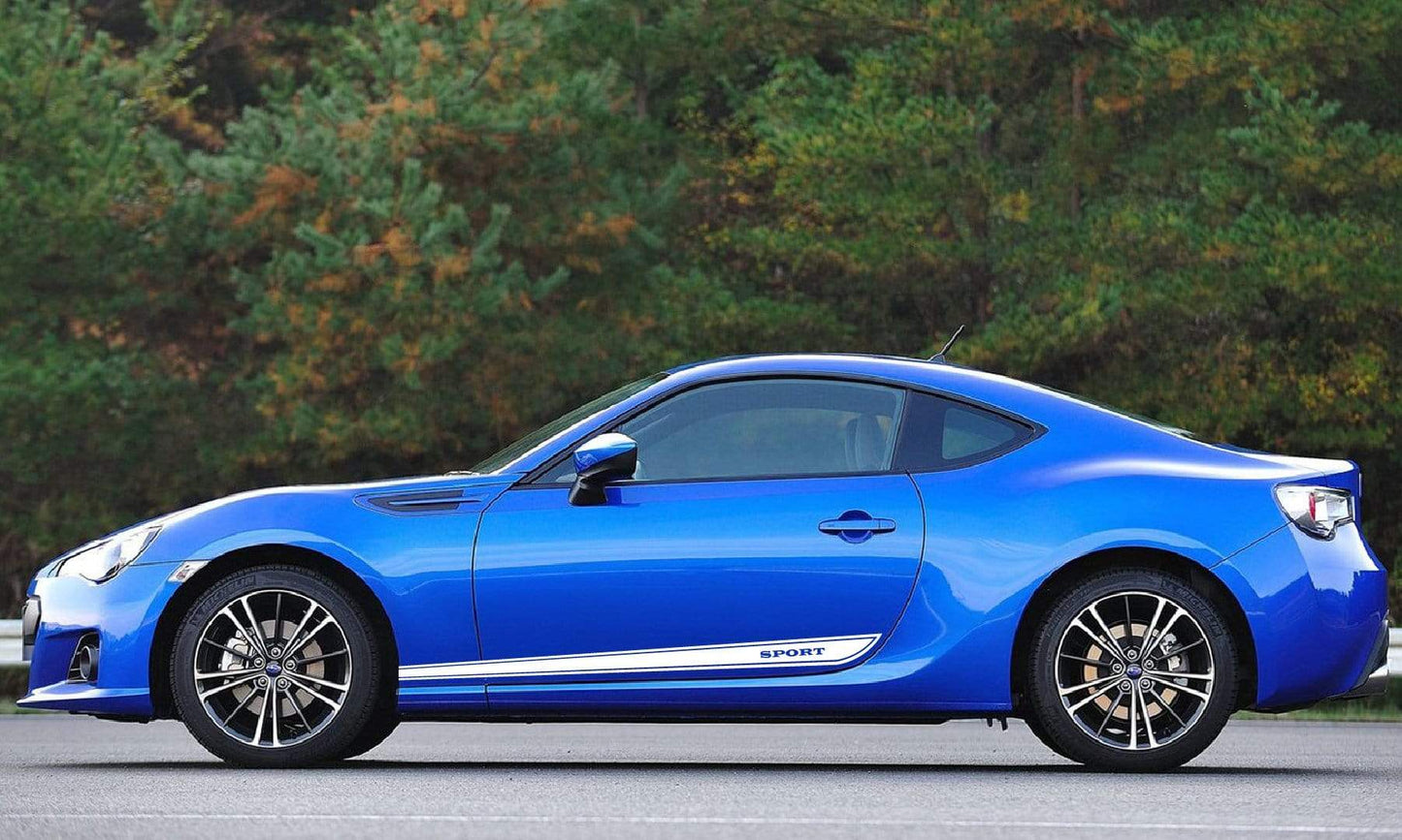 Premium Vinyl Stickers Compatible with Subaru BRZ Classic Line Design BFF