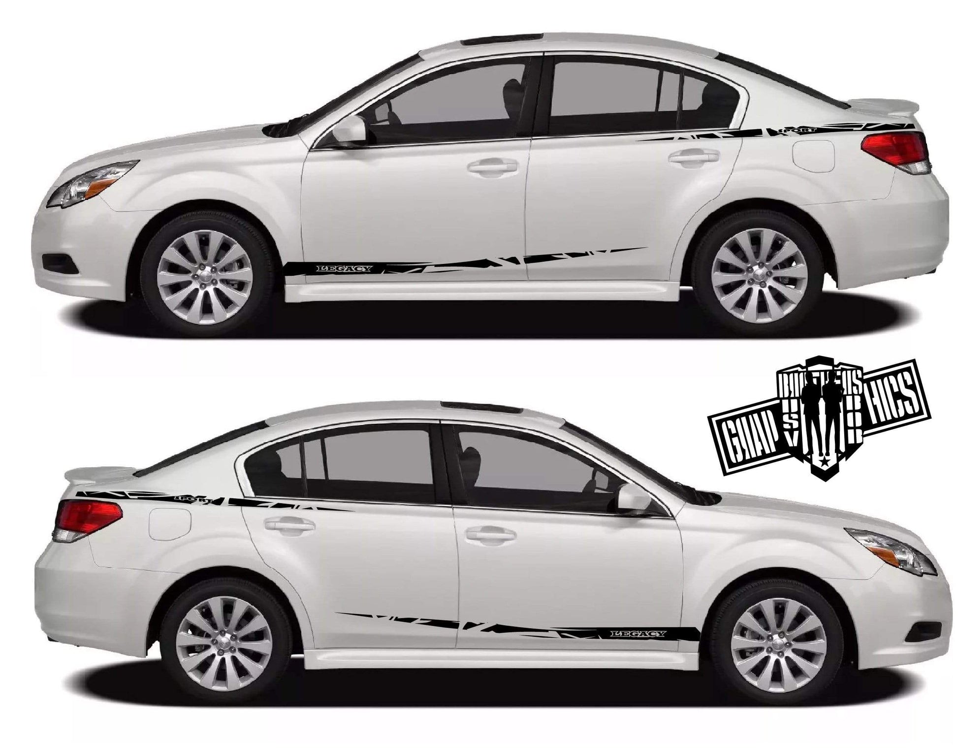 Decal Sticker Vinyl Side Racing Stripes for Subaru Legacy - Brothers-Graphics