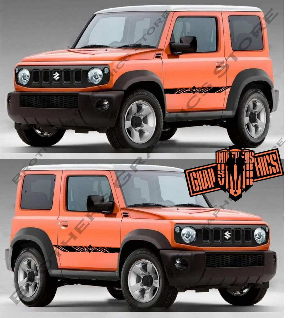Decal Sticker Vinyl Side Racing Stripes for Suzuki Jimny 1995-2026 –  Brothers Graphics