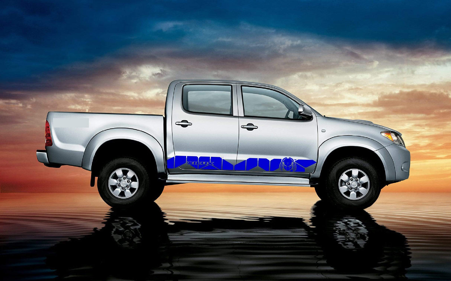 Decal Sticker Vinyl Side Racing Stripes for Toyota Hilux