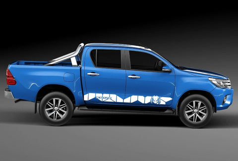 Decal Sticker Vinyl Side Racing Stripes for Toyota Hilux