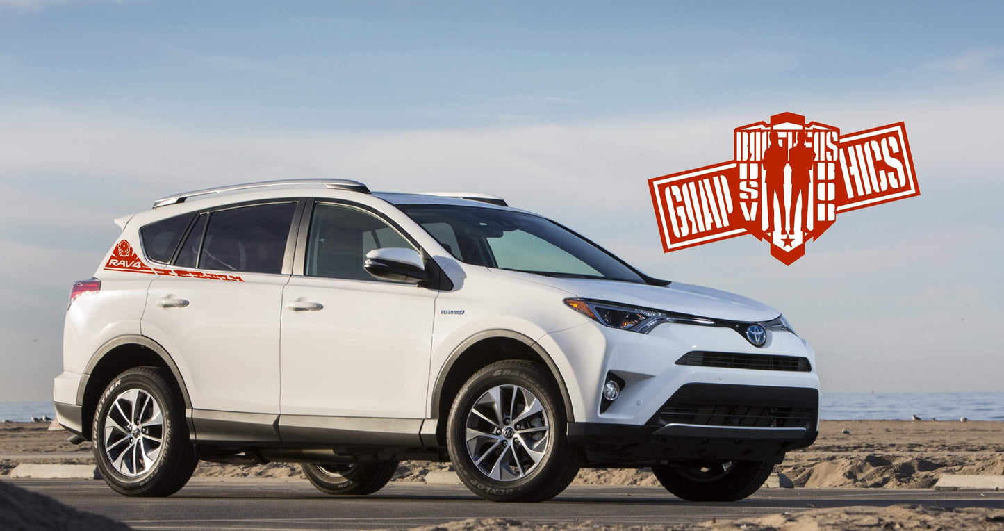 Decal Sticker Vinyl Side Racing Stripes for Toyota Rav4 - Brothers-Graphics