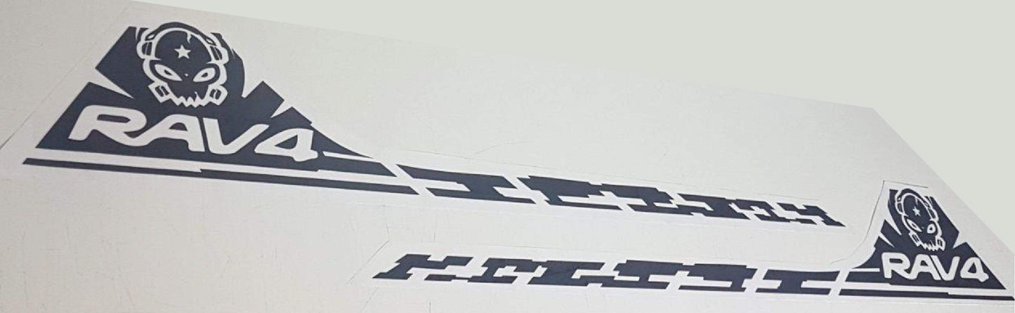 Decal Sticker Vinyl Side Racing Stripes for Toyota Rav4 - Brothers-Graphics