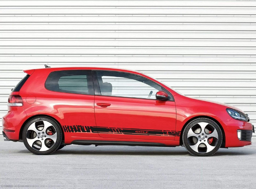 Vw discount golf decals