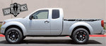 Premium Quality Stickers Compatible with Nissan Frontier Cabin Line Design Custom car stickers