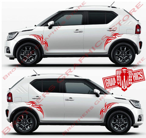 Decal Stickers Racing Vinyl Decal Sticker for Suzuki Ignis - Brothers-Graphics
