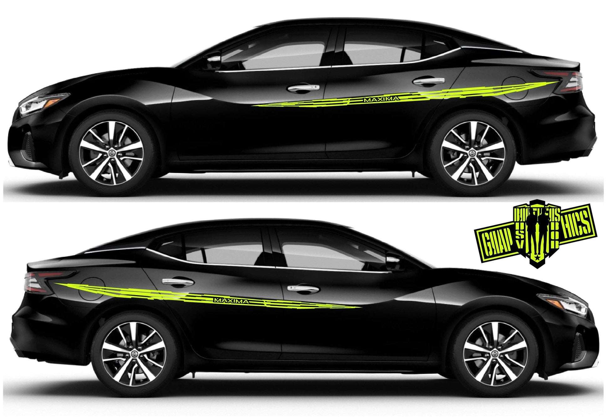 Decal Vinyl Graphics Special Made for Nissan Maxima - Brothers-Graphics