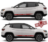 Decal Vinyl Racing Stripe Stickers For Jeep Compass created - Brothers-Graphics