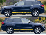 Decal Vinyl Racing Stripe Stickers For Jeep Grand Cherokee created - Brothers-Graphics