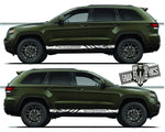 Decal Vinyl Racing Stripe Stickers For Jeep Grand Cherokee created - Brothers-Graphics