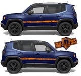 Decal Vinyl Racing Stripe Stickers For Jeep Renegade - Brothers-Graphics