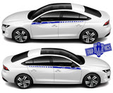 Decal Vinyl Racing Stripe Stickers For Peugeot 508 - Brothers-Graphics