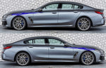 Decals Racing Car Doors Stickers Stripes For BMW M8 - Brothers-Graphics