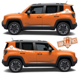 Decals Vinyl Racing Stripe Stickers For Jeep Renegade - Brothers-Graphics