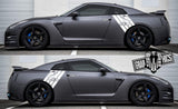 Decals Vinyl Racing Stripe Stickers For Nissan GT-R - Brothers-Graphics