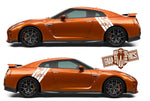 Decals Vinyl Racing Stripe Stickers For Nissan GT-R - Brothers-Graphics