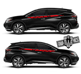 Decals Vinyl Racing Stripe Stickers For Nissan Murano - Brothers-Graphics