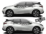 Decals Vinyl Racing Stripe Stickers For Nissan Murano - Brothers-Graphics