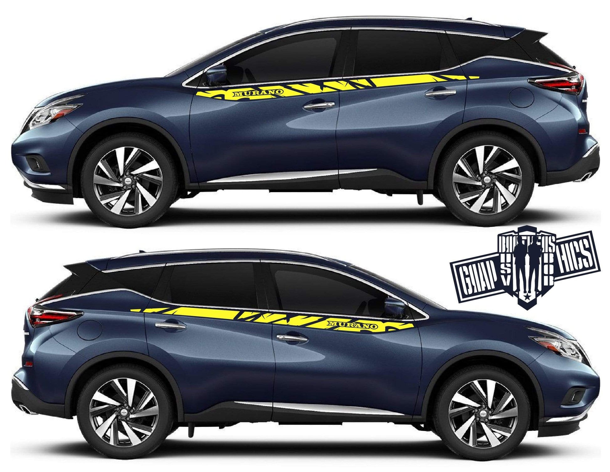 Decals Vinyl Racing Stripe Stickers For Nissan Murano - Brothers-Graphics