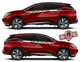 Decals Vinyl Racing Stripe Stickers For Nissan Murano - Brothers-Graphics