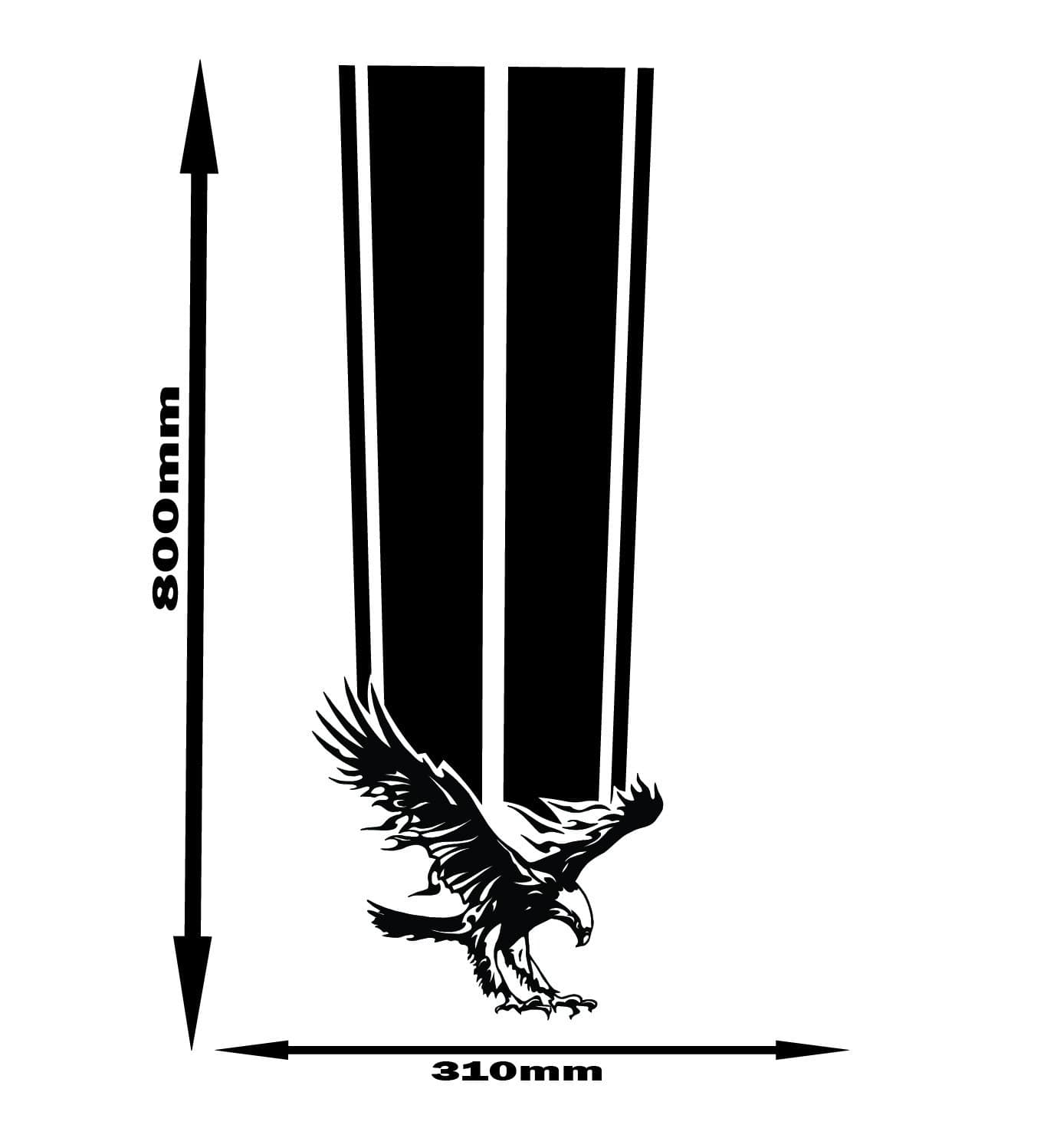EAGLE Design vinyl | UNIVERSAL HOOD stickers | graphics hood stickers