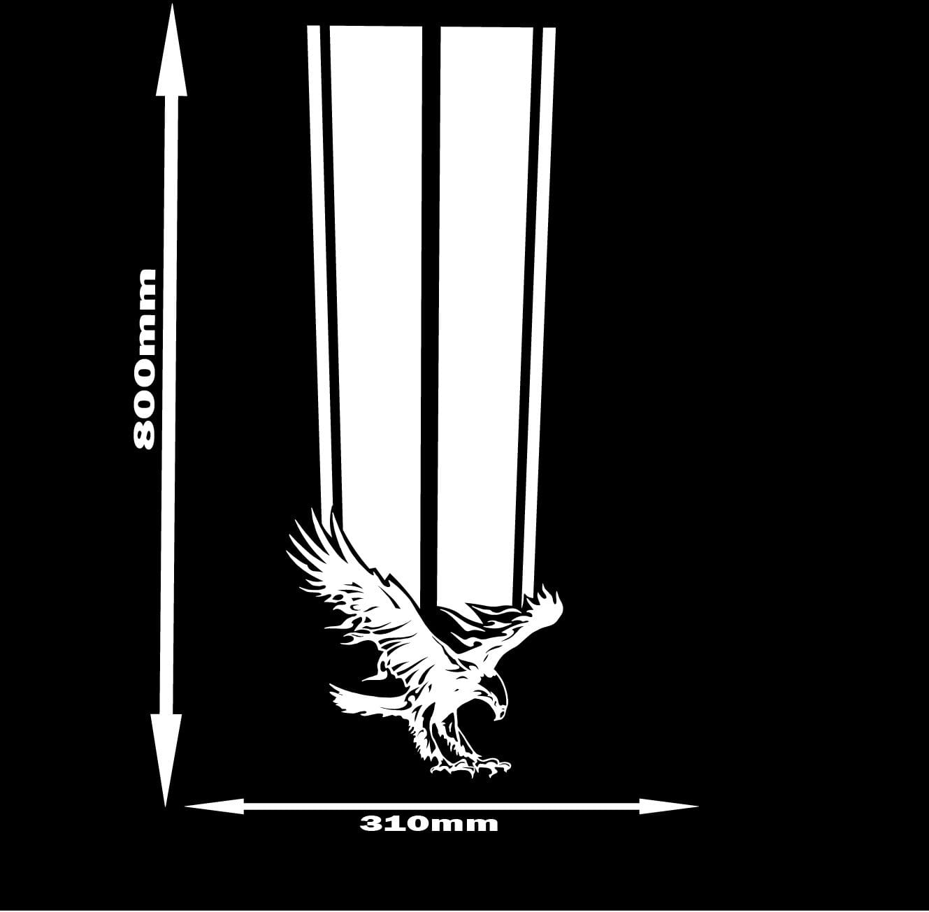 EAGLE Design vinyl | UNIVERSAL HOOD stickers | graphics hood stickers