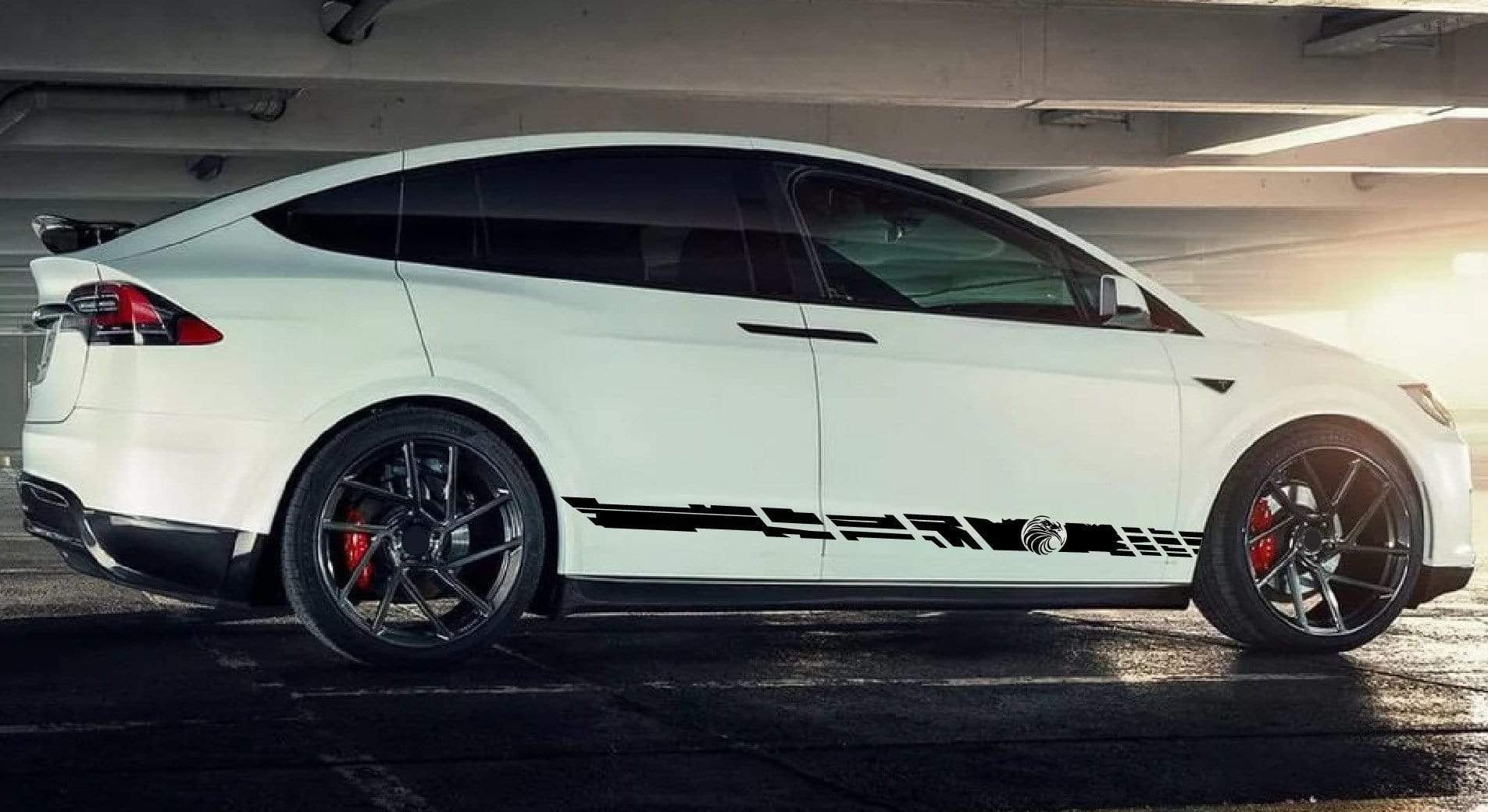 Vinyl Graphics Eagle Graphic For Tesla Model 3 | Model X Stickers | Model Y Stickers Tesla Model S decals