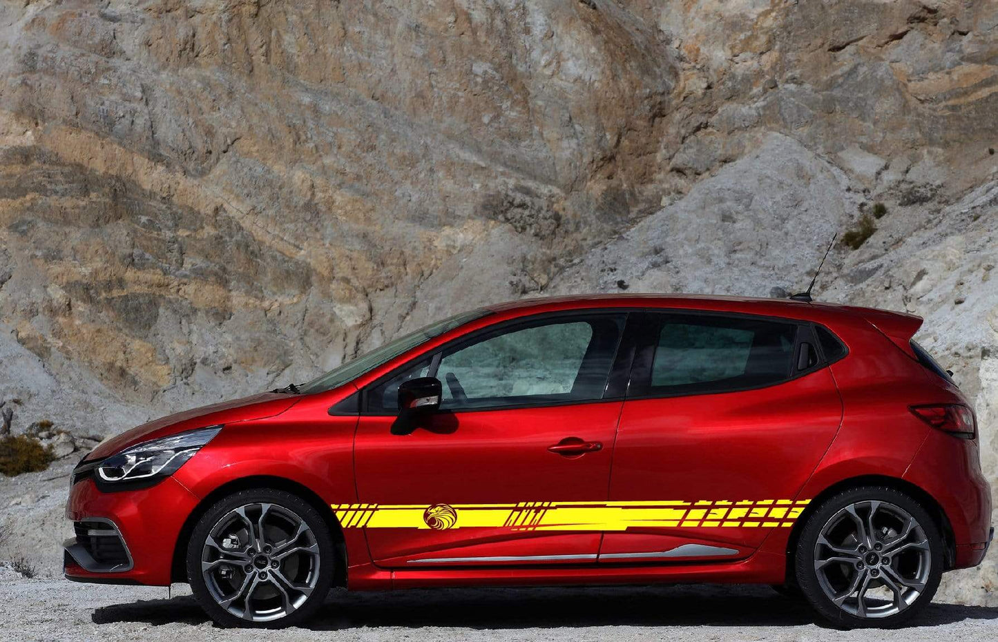 Autocollants graphiques Eagle Racing Stripes pour Renault Clio autocollants de voiture Renault Clio