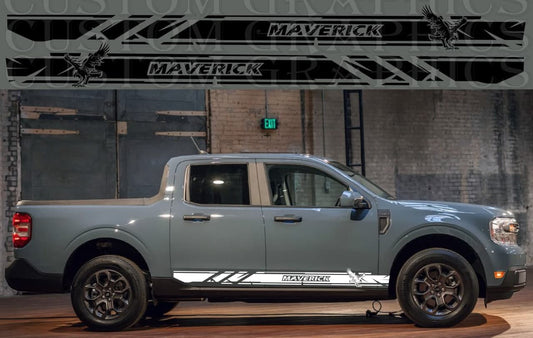 Vinyl Graphics Eagle Line Design Stickers Decals Vinyl Graphics Compatible With Ford Maverick