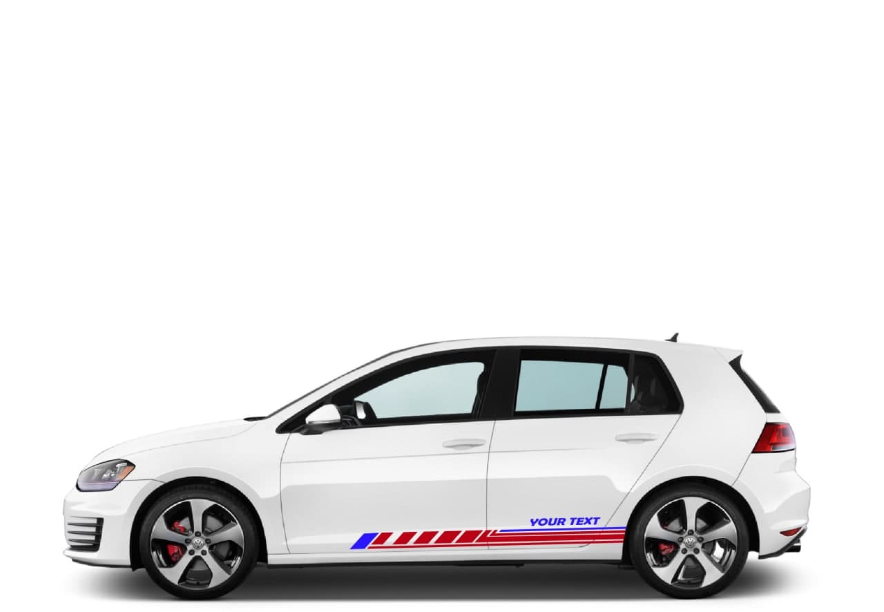 Vinyl Graphics Elegant graphic 2 colors universal sticker decal Kit for Car Any Vehicle | UNIVERSAL STICKERS