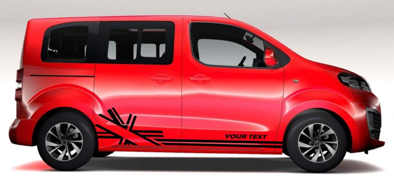 Vinyl Graphics England Line graphic universal sticker decal Kit for Car Any Vehicle | UNIVERSAL STICKERS