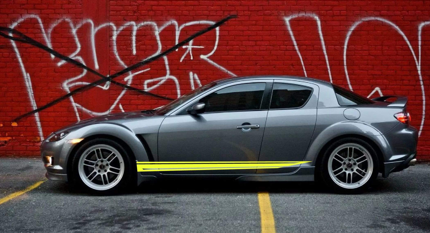 Premium Vinyl Stickers Compatible With Mazda RX-8 New Design Exclusive car decals